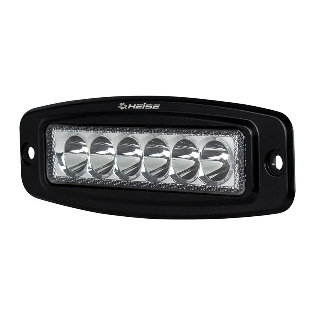 HEISE LED Lighting Systems HEISE 6 LED Single Row Driving Light - Flush Mount Automotive/RV