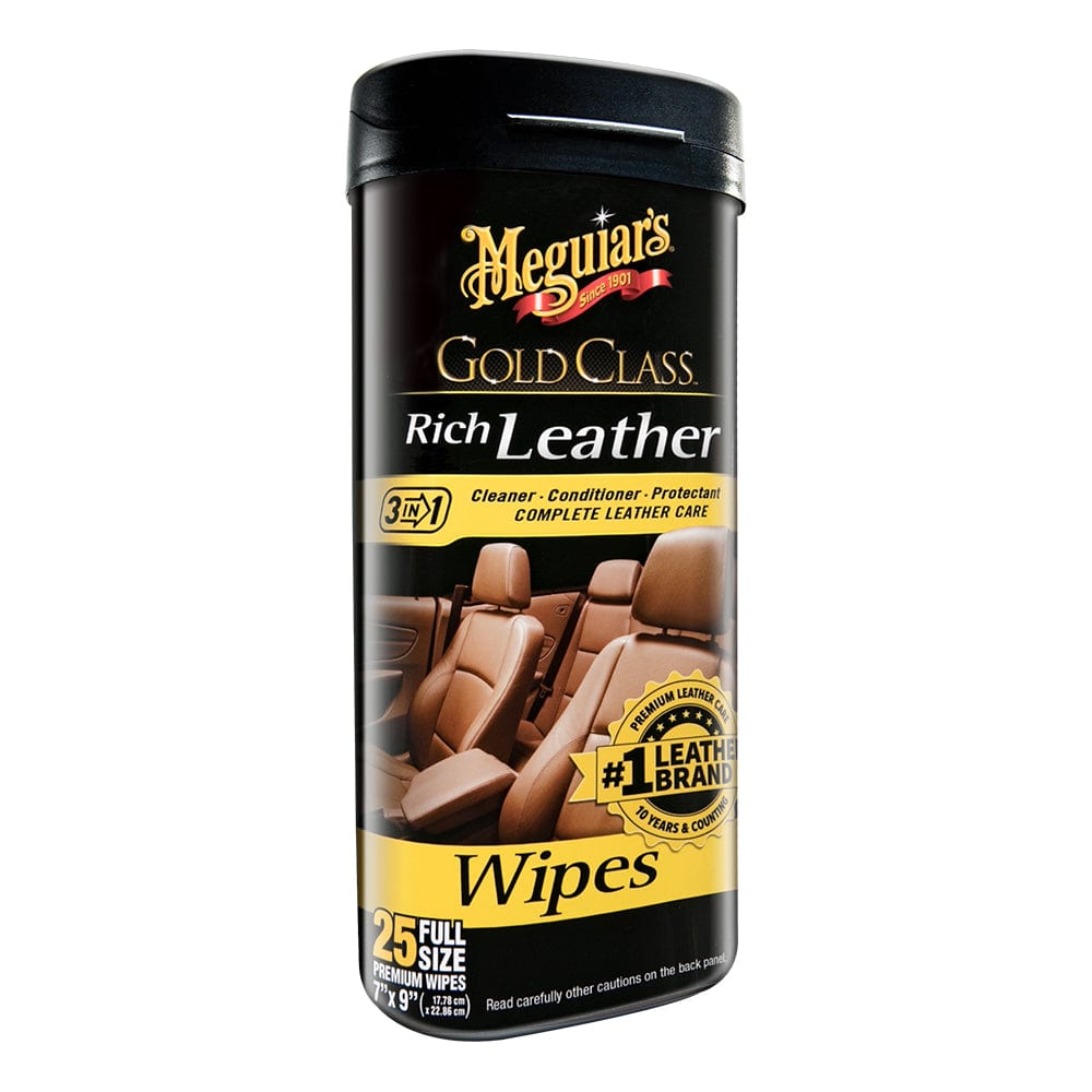 Meguiar's Meguiar's Gold Class™ Rich Leather Cleaner & Conditioner Wipes Automotive/RV