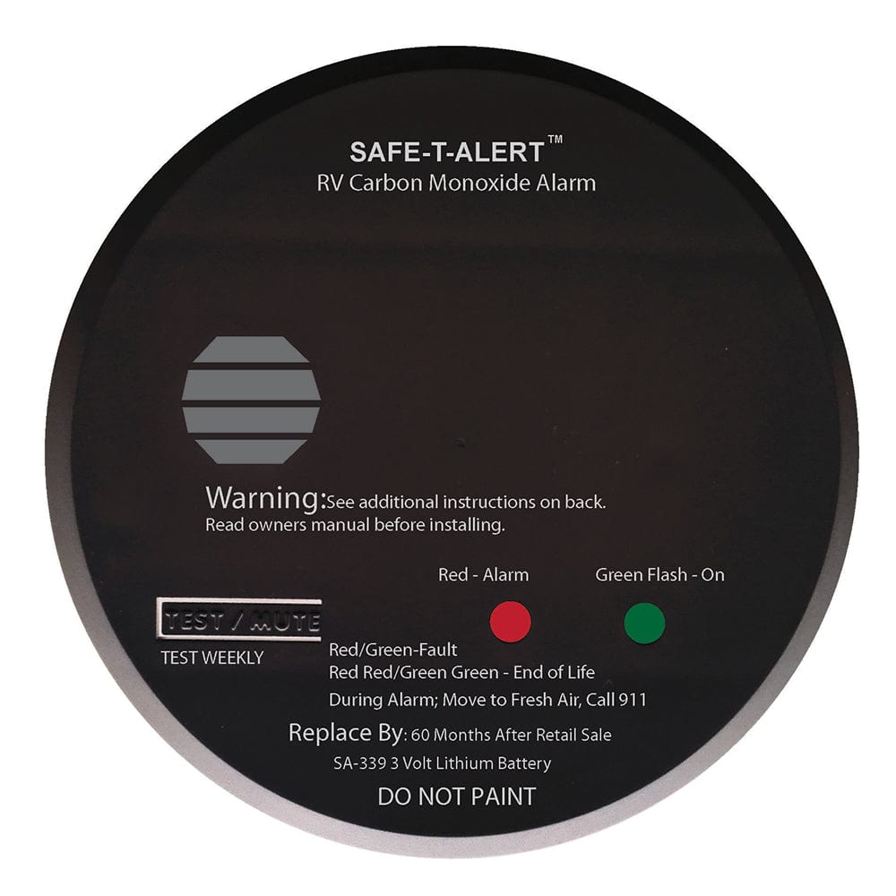 Safe-T-Alert Safe-T-Alert SA-339 Black RV Battery Powered CO2 Detector Automotive/RV