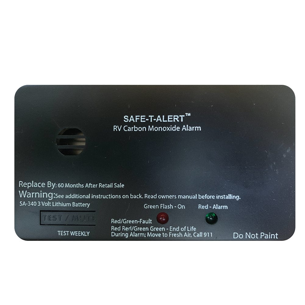 Safe-T-Alert Safe-T-Alert SA-340 Black RV/Marine Battery Powered CO2 Detector - Rectangle Automotive/RV