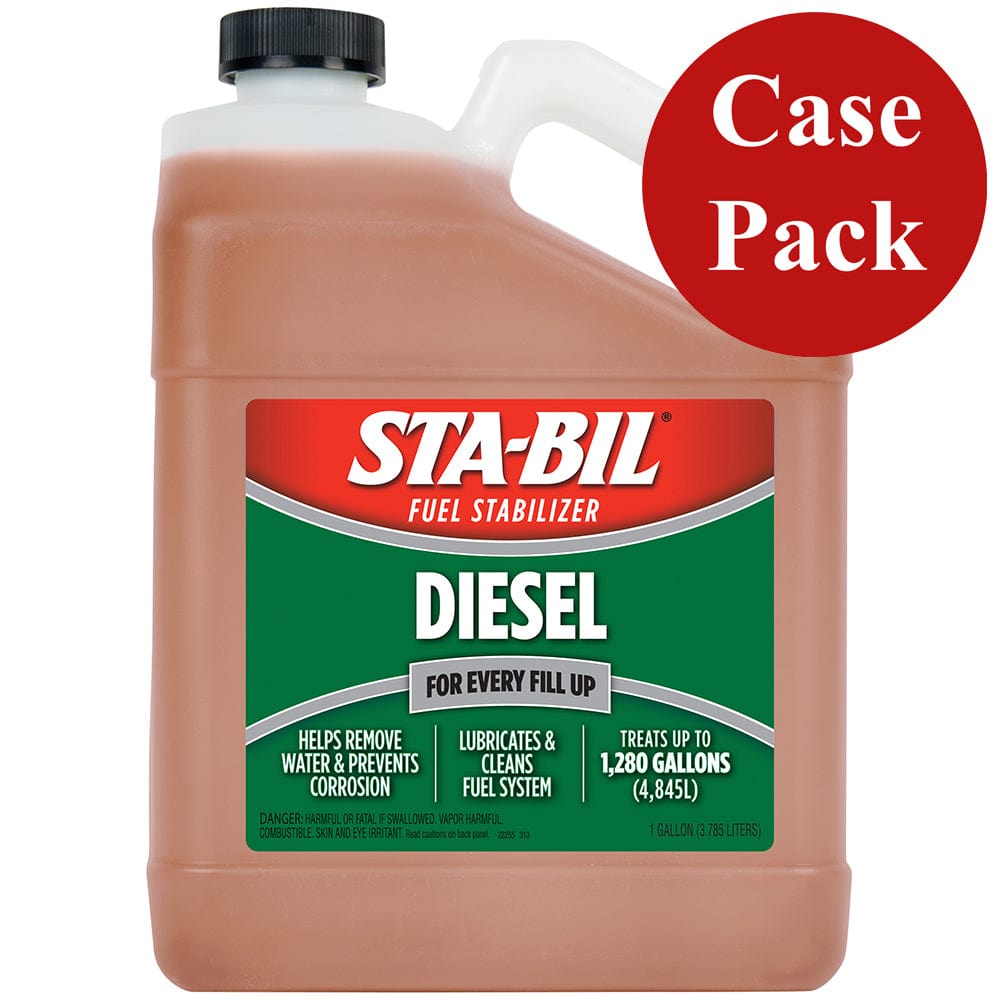 STA-BIL STA-BIL Diesel Formula Fuel Stabilizer & Performance Improver - 1 Gallon *Case of 4* Automotive/RV