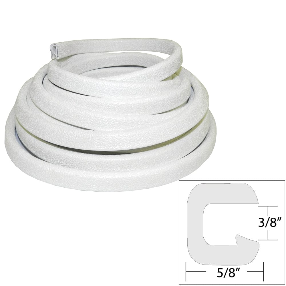 TACO Marine TACO Flexible Vinyl Trim - ⅜" Opening x ⅝"W x 25'L - White Automotive/RV