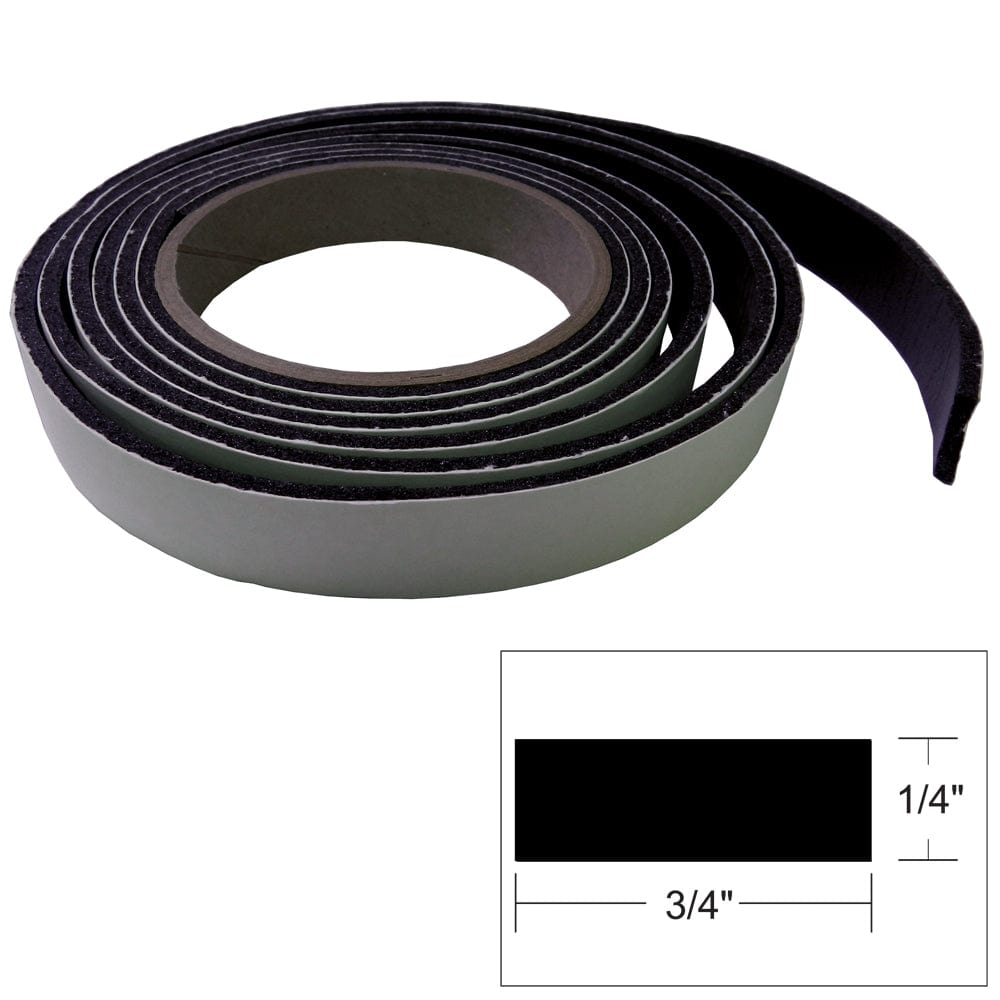 TACO Marine TACO Hatch Tape - 8'L x ¼"H x ¾"W - Black Automotive/RV