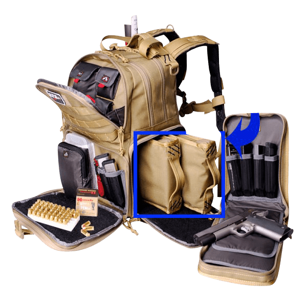 GPS Gps Tactical Range Backpack - W/waist Strap Rifle Grn/khaki Backpacks
