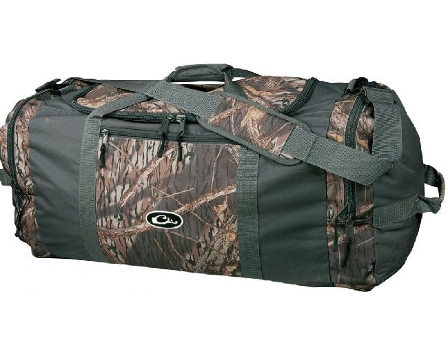 Drake Waterproof Duffel Bag, Green Brown Gray, Size 80