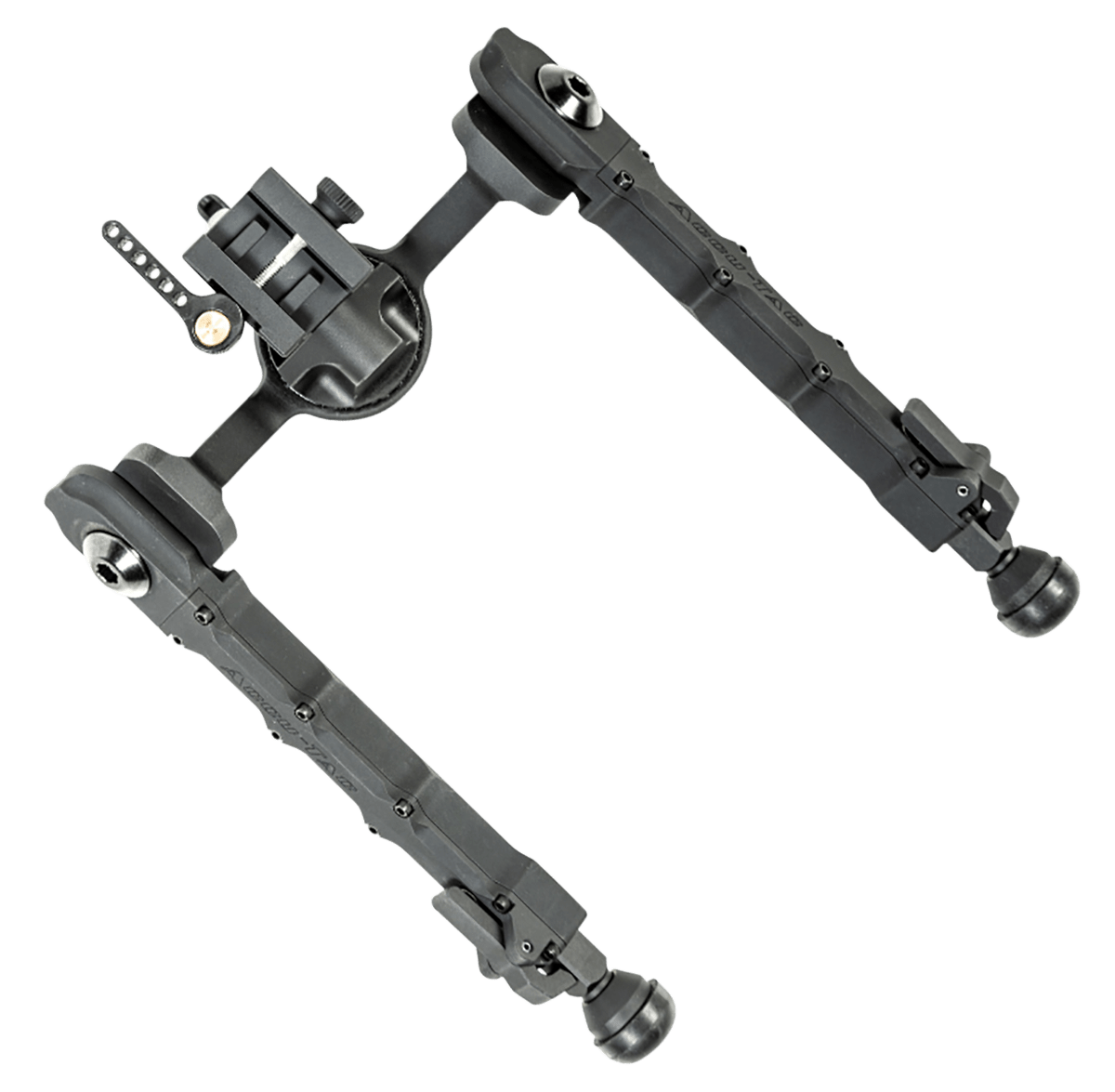 Accu-Tac Accu-Tac FC-5 G2 Bipod made of Black Hardcoat Anodized Aluminum with Picatinny Attachment, Steel Feet & 6"-10.60" Vertical Adjustment; FCSRBG200 Bipods