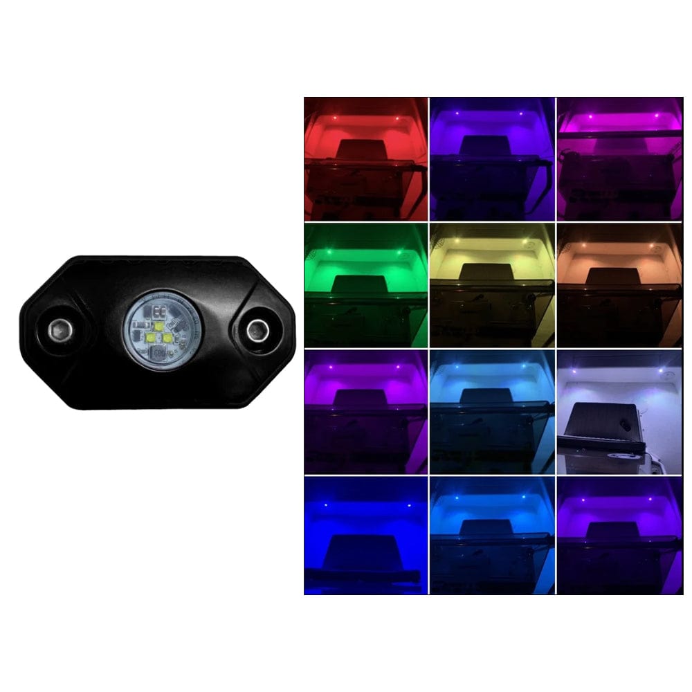 Black Oak LED Black Oak Rock Accent Light - RGB - Black Housing Lighting