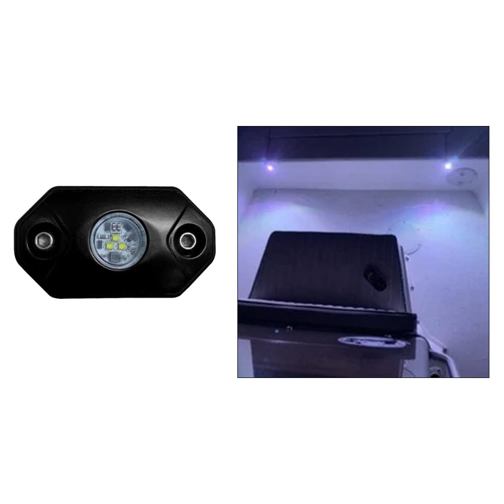 Black Oak LED Black Oak Rock Accent Light - White - Black Housing Lighting