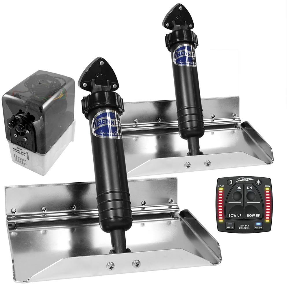 Bennett Marine Bennett Marine 12x9 Sport Tab System w/One Box Indication Boat Outfitting