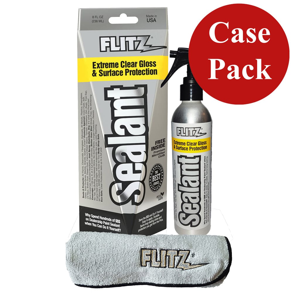 Flitz Flitz Ceramic Sealant Spray Bottle w/Microfiber Polishing Cloth - 236ml/8oz *Case of 6* Boat Outfitting