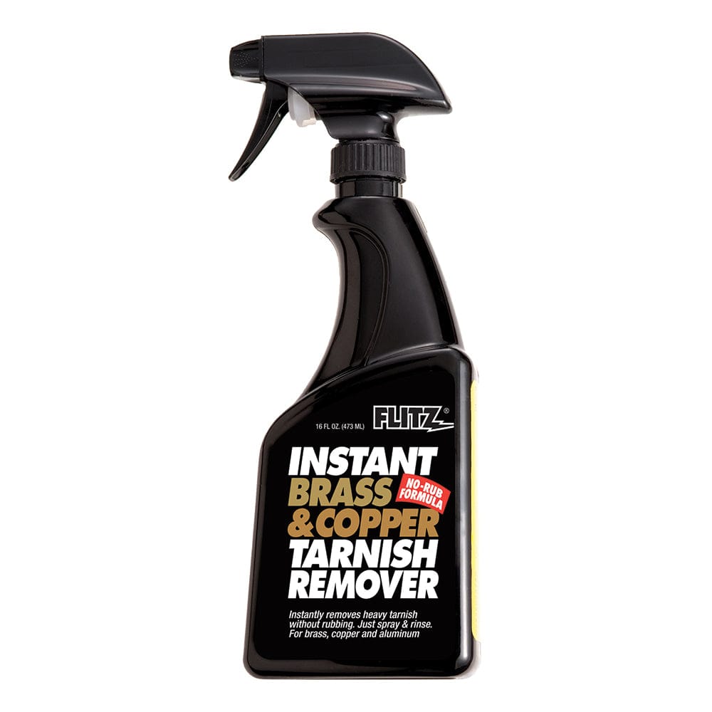 Flitz Flitz Instant Brass & Copper Tarnish Remover - 16. oz Spray Boat Outfitting