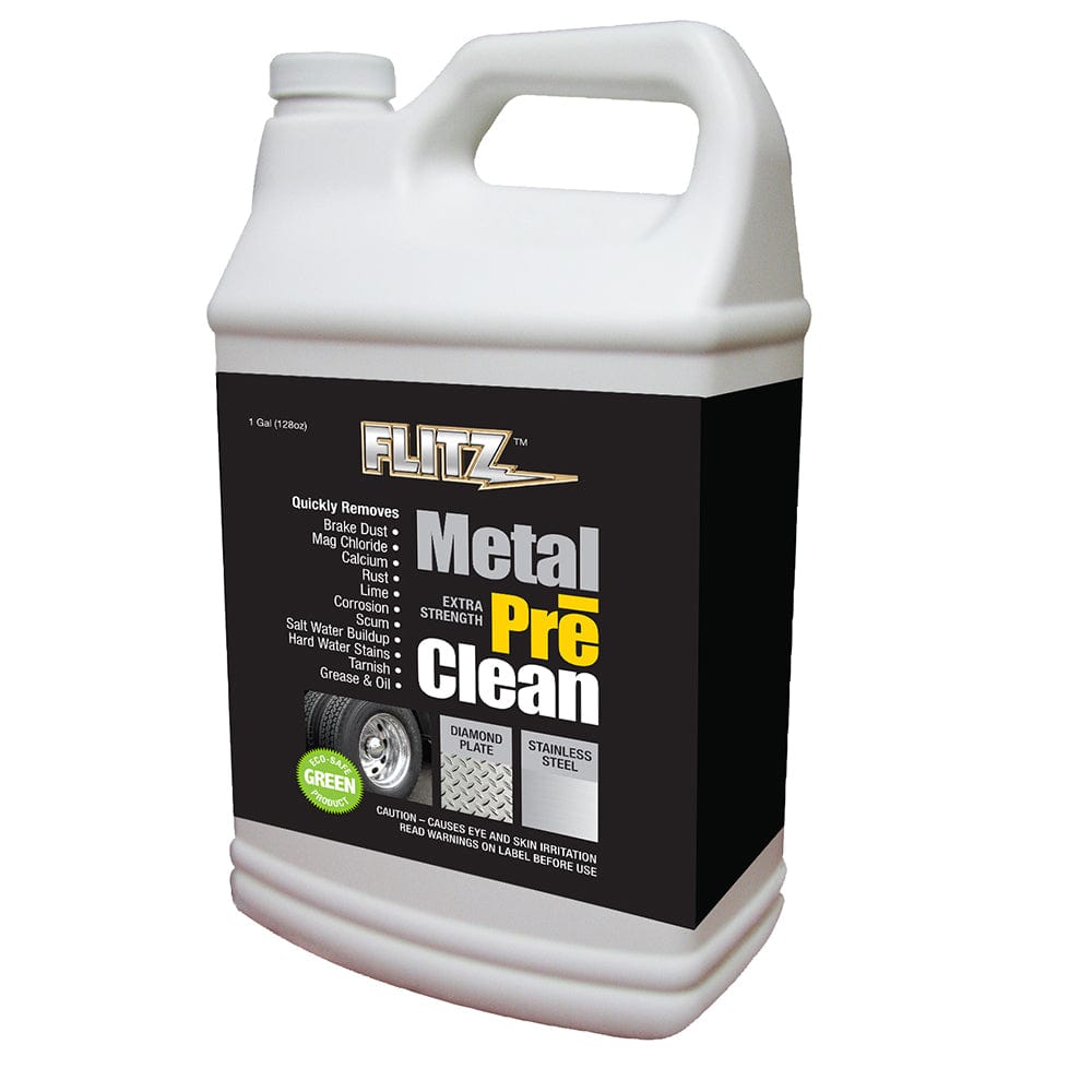 Flitz Flitz Metal Pre-Clean - All Metals Including Stainless Steel - Gallon Refill Boat Outfitting