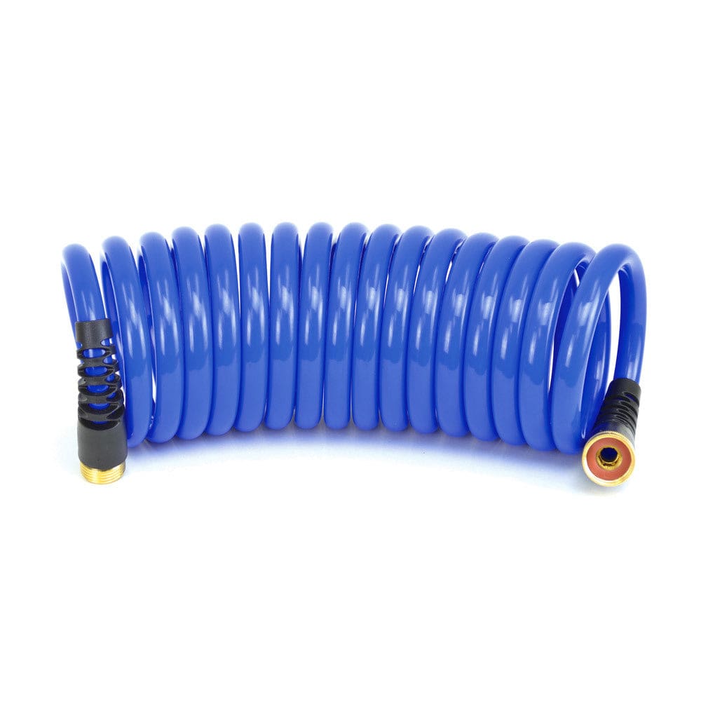 HoseCoil HoseCoil PRO 20' w/Dual Flex Relief HP Quality Hose Boat Outfitting