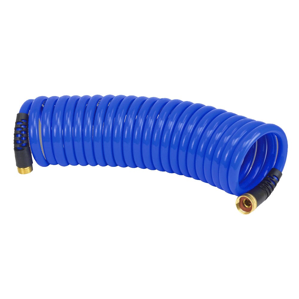HoseCoil HoseCoil PRO 25' w/Dual Flex Relief 1/2" ID HP Quality Hose Boat Outfitting