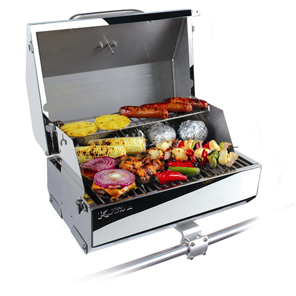 Kuuma Products Kuuma Elite 216 Gas Grill - 216" Cooking Surface - Stainless Steel Boat Outfitting