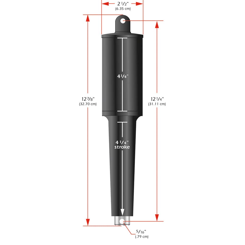 Lenco Marine Lenco 102XD Extreme Duty Actuator - 12V - 4-1/4" Stroke Boat Outfitting