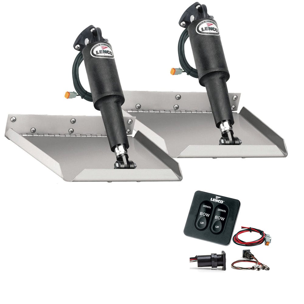 Lenco Marine Lenco 9" x 12" Edge Mount Kit w/Standard Tactile Switch Kit Boat Outfitting