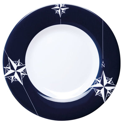 Marine Business Marine Business Melamine Non-Slip, Flat, Round Dinner Plate - NORTHWIND - 10" Set of 6 Boat Outfitting