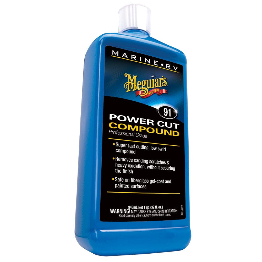 Meguiar's Meguiar's #91 Marine/RV Pro Grade Power Cut Compound - 32oz Boat Outfitting