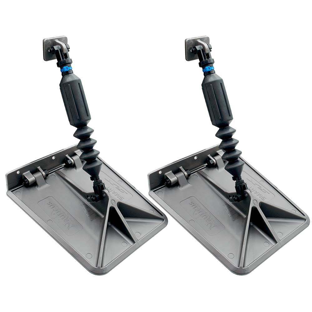 Nauticus Nauticus SX 9.5 x 10 Smart Tabs 18-22' Boats w/80lb Actuators - 150-240HP - Gunmetal Grey Boat Outfitting