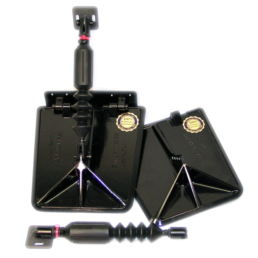 Nauticus Nauticus SX9510-60 Smart Tab SX Composite Trim Tabs 9.5” x 10” - f/15-18‘ Boat w/60 - 135HP - Black Boat Outfitting