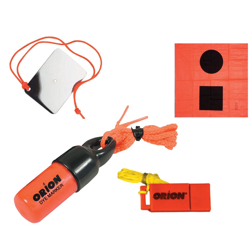 Orion Orion Signaling Kit - Flag, Mirror, Dye Marker & Whistle Boat Outfitting
