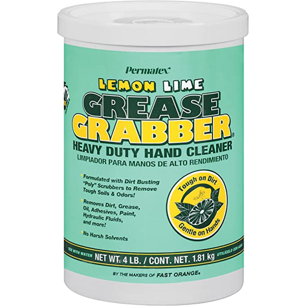 Permatex Permatex Grease Grabber™ Lemon Lime Hand Cleaner Tub - 4lb Boat Outfitting