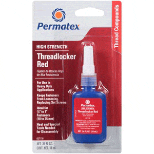 Permatex Permatex High Strength Threadlocker RED Bottle - 10ml Boat Outfitting