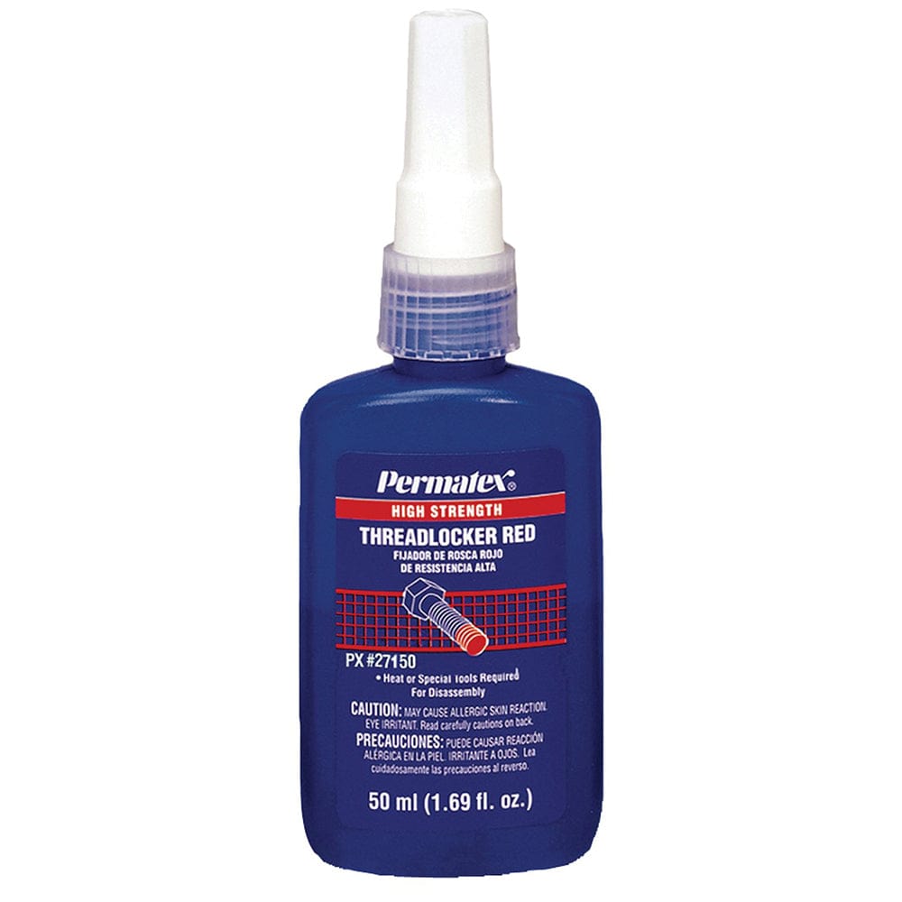 Permatex Permatex High Strength Threadlocker RED Bottle - 50ml Boat Outfitting