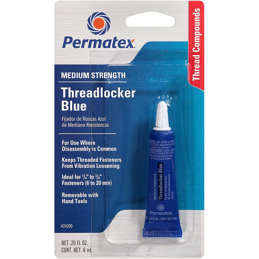 Permatex Permatex Medium Strength Threadlocker Blue Tube - 6ml Boat Outfitting