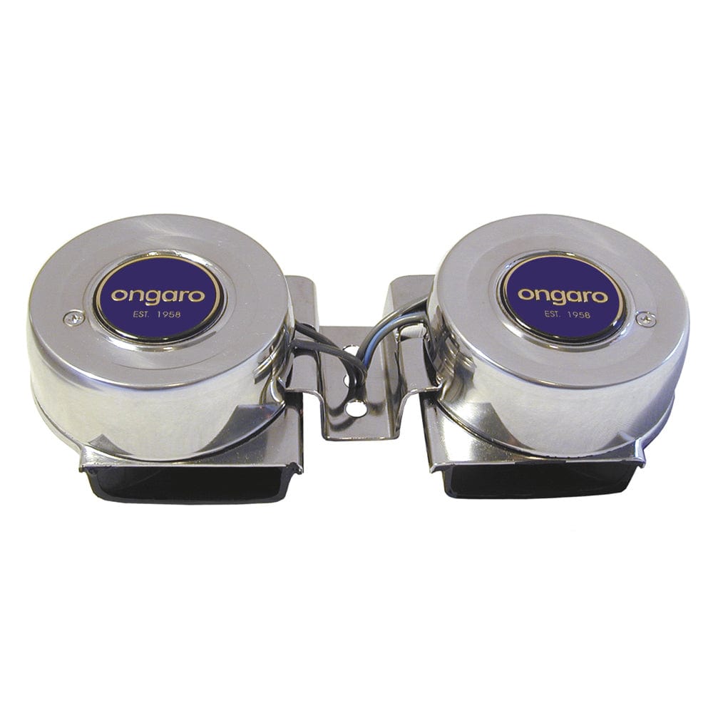 Schmitt & Ongaro Marine Schmitt & Ongaro All-Stainless Mini Compact Twin Horn - 12V Boat Outfitting