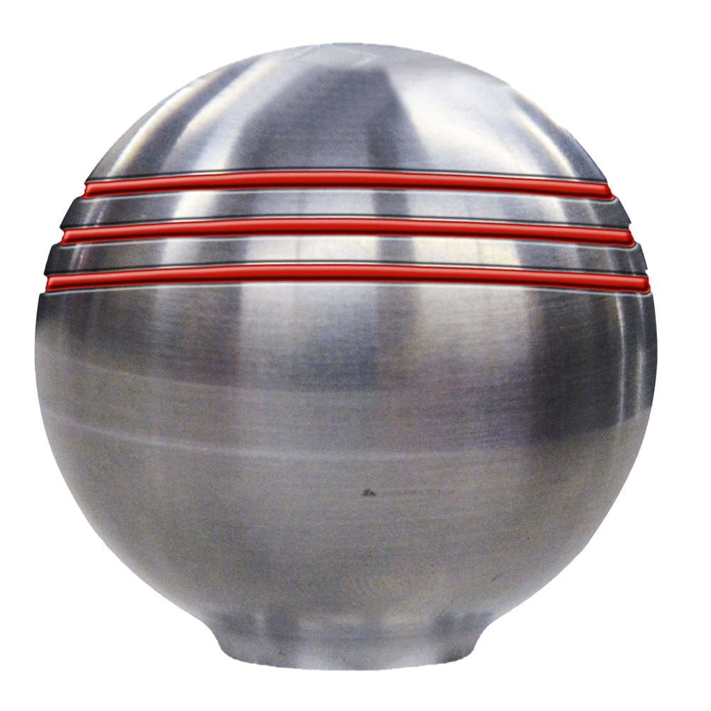 Schmitt & Ongaro Marine Schmitt & Ongaro Throttle Knob - 1-⅞" - Red Grooves Boat Outfitting