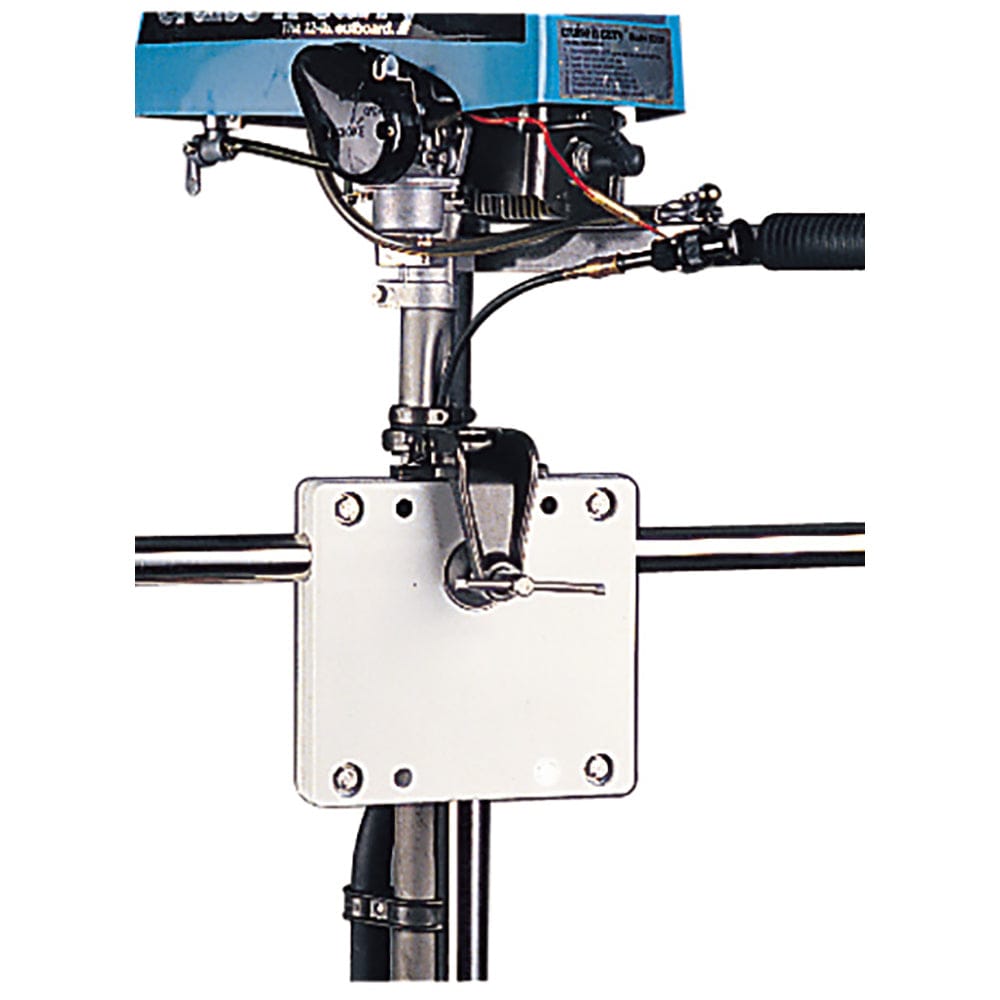 Sea-Dog Sea-Dog Poly Rail Mount Motor Bracket - White Boat Outfitting