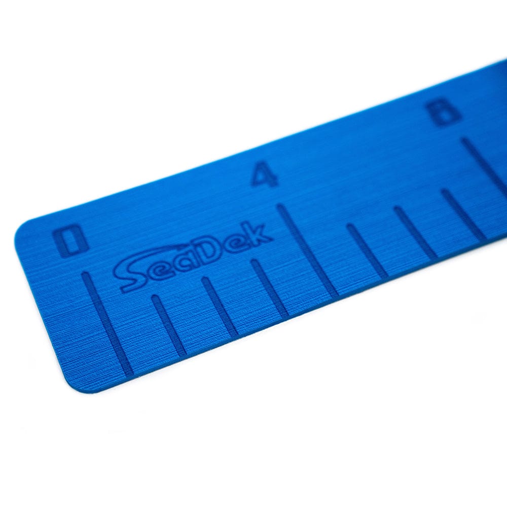 SeaDek SeaDek 4" x 36" 3mm Fish Ruler w/Laser SD Logo - Bimini Blue Boat Outfitting