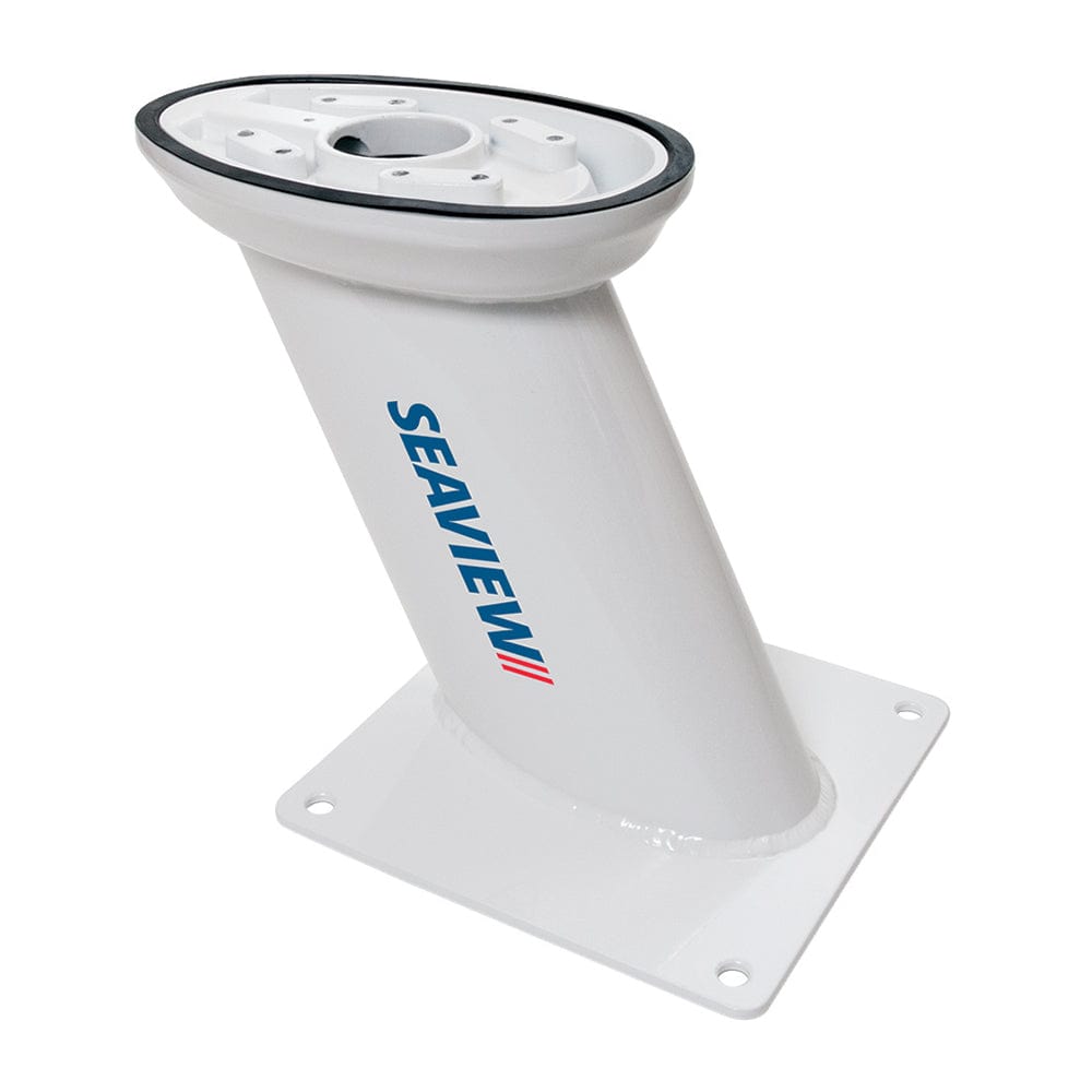 Seaview Seaview 12" Modular Mount AFT Raked 10 x 10 Base Plate - f/Large Sat Domes - 18" Top Plate Required Boat Outfitting