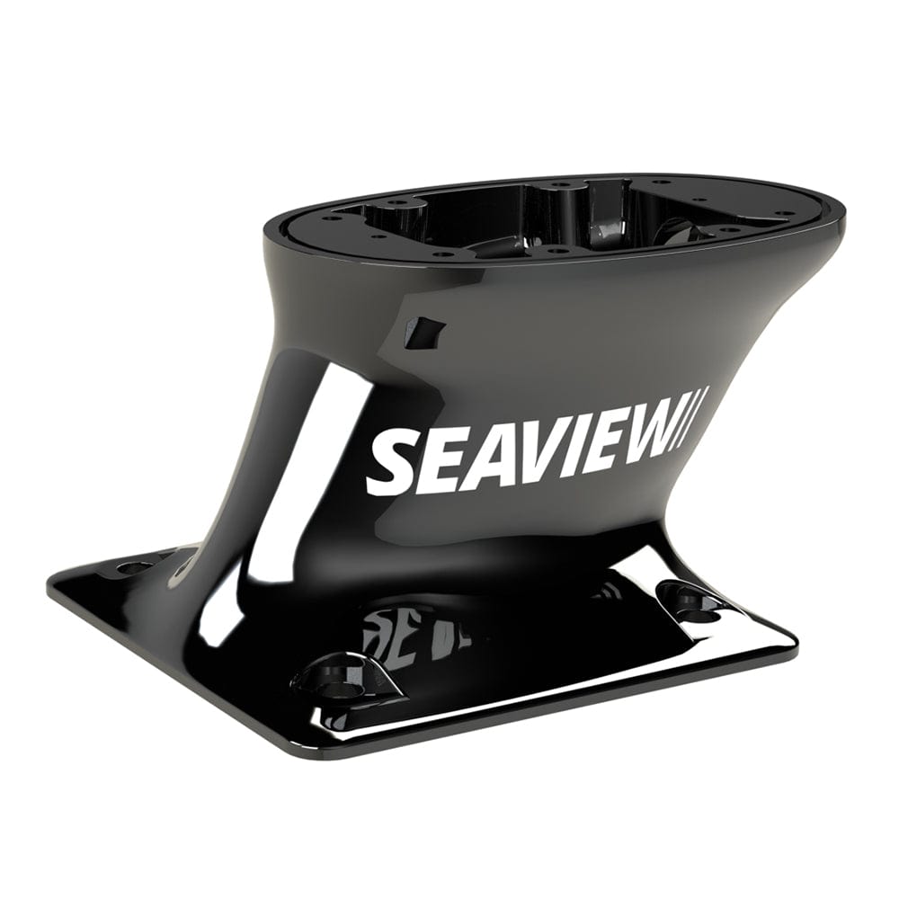 Seaview Seaview 5" Modular Mount Aft Raked 7x7 Base Top Plate Required - Black Boat Outfitting