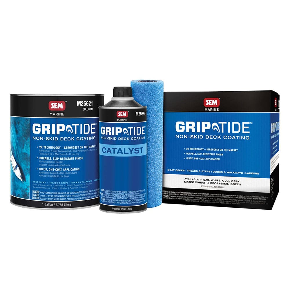 SEM SEM GripTide™ Non-Skid Deck Coating Kit - Gull Gray Boat Outfitting