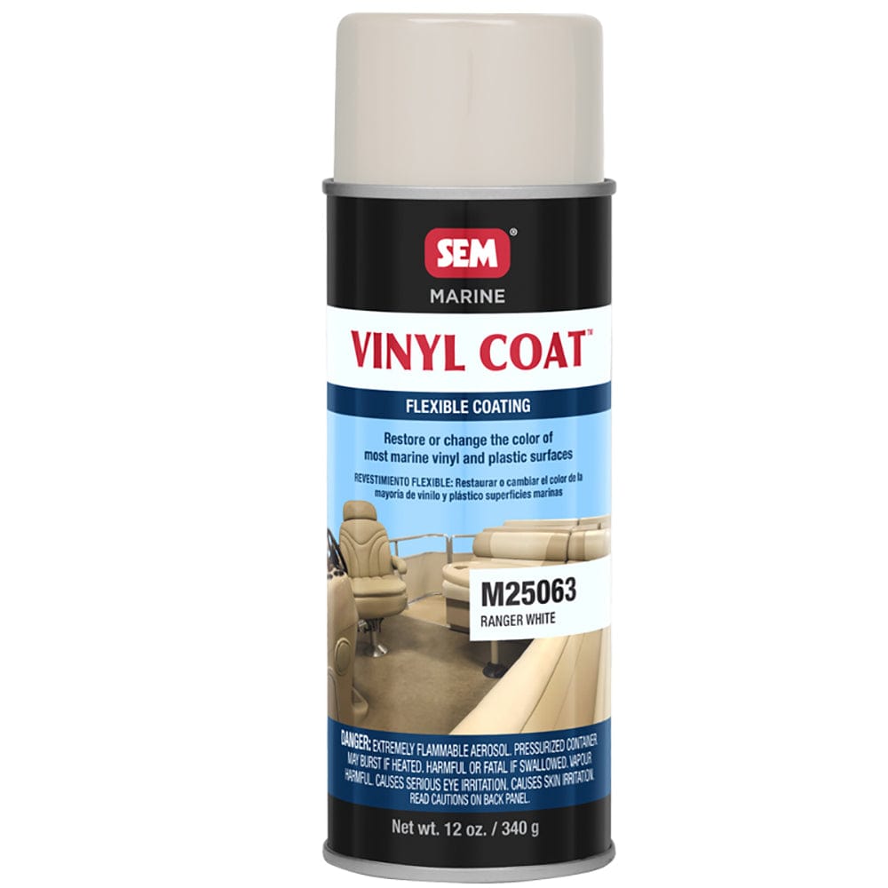 SEM SEM Vinyl Coat™ - Ranger White - 12oz Boat Outfitting