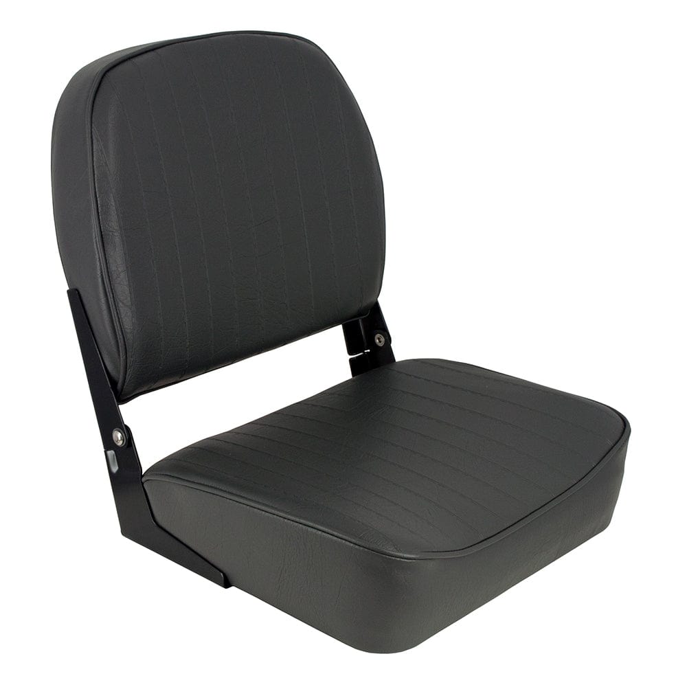 Springfield Marine Springfield Economy Folding Seat - Charcoal Boat Outfitting