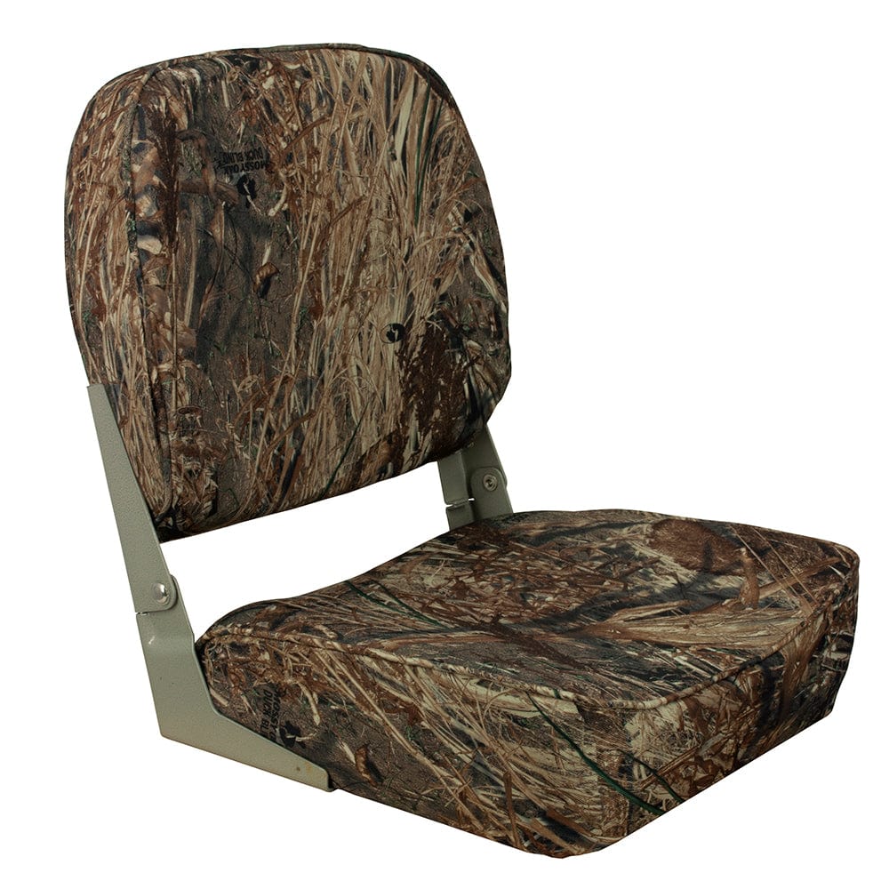 Springfield Marine Springfield Economy Folding Seat - Mossy Oak Duck Blind Boat Outfitting