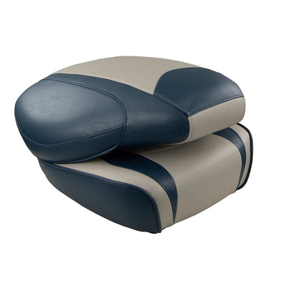 Springfield Marine Springfield Fish Pro High Back Folding Seat - Blue/Grey Boat Outfitting