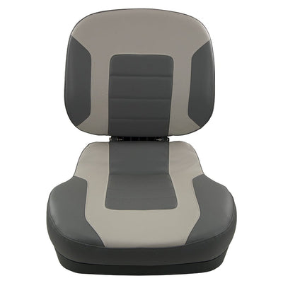Springfield Marine Springfield Fish Pro II Low Back Folding Seat - Charcoal/Grey Boat Outfitting