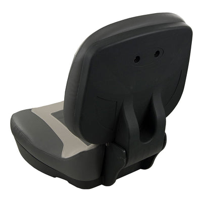 Springfield Marine Springfield Fish Pro II Low Back Folding Seat - Charcoal/Grey Boat Outfitting