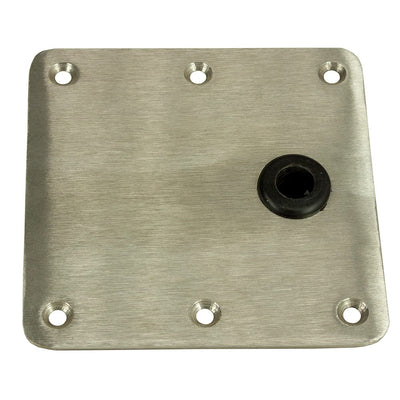 Springfield Marine Springfield KingPin™ 7" x 7" Offset - Stainless Steel - Square Base (Standard) Boat Outfitting
