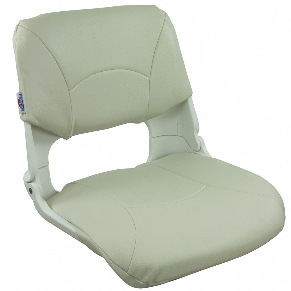 Springfield Marine Springfield Skipper Standard Seat Fold Down - White/White Boat Outfitting