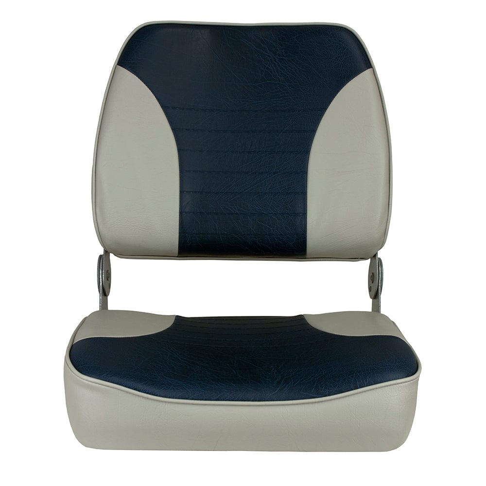 Springfield Marine Springfield XXL Folding Seat - Grey/Blue Boat Outfitting