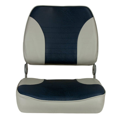 Springfield Marine Springfield XXL Folding Seat - Grey/Blue Boat Outfitting