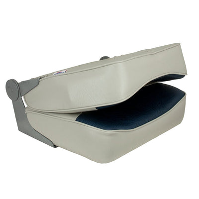 Springfield Marine Springfield XXL Folding Seat - Grey/Blue Boat Outfitting