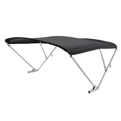 SureShade SureShade Power Bimini - Clear Anodized Frame - Black Fabric Boat Outfitting