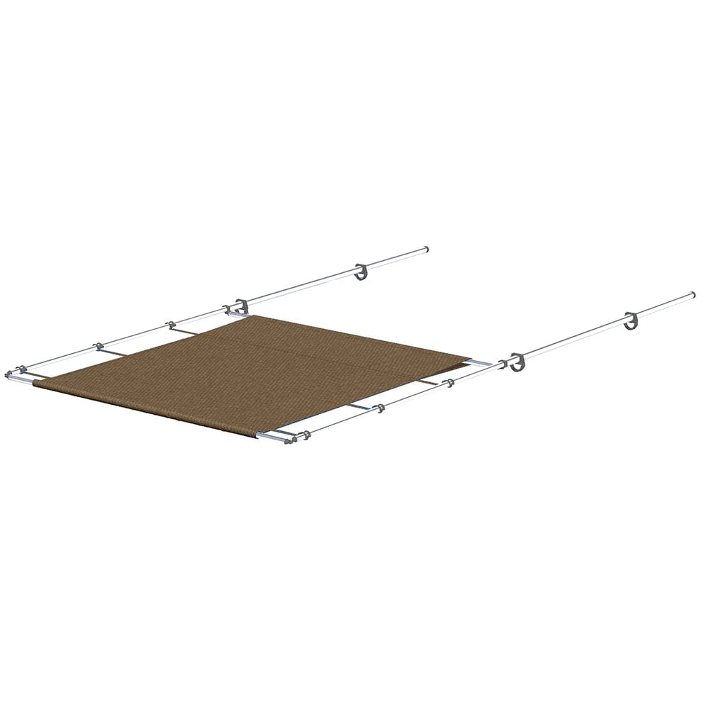 SureShade SureShade PTX Power Shade - 51" Wide - Stainless Steel - Toast Boat Outfitting